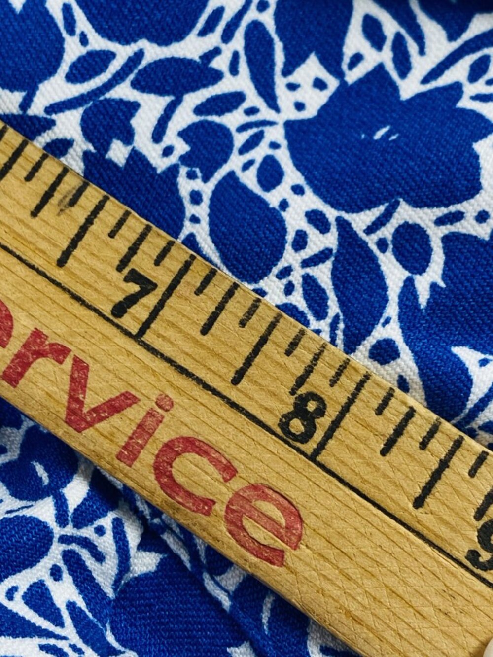 NOs Old Navy Pixie Womens Blue & White Floral Print Ankle Pants Size 0 R - Picture 9 of 16